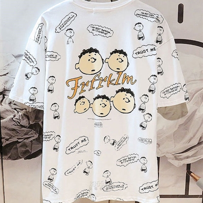 市场上装-T恤-微潮T恤