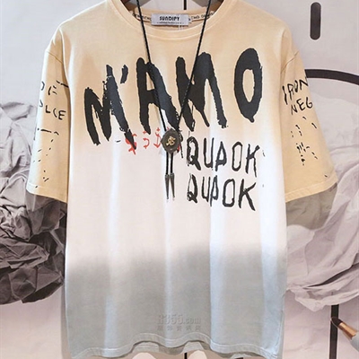 市场上装-T恤-微潮T恤