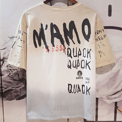 市场上装-T恤-微潮T恤