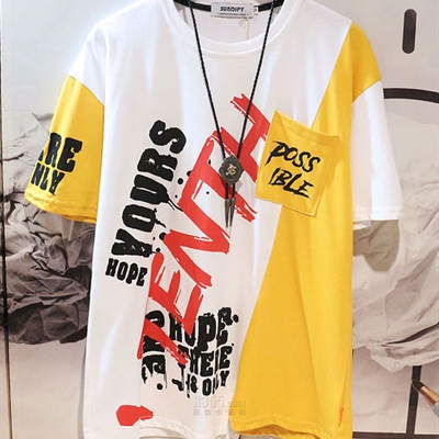 市场上装-T恤-微潮T恤