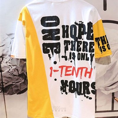 市场上装-T恤-微潮T恤