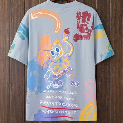 市场上装-T恤-微潮T恤