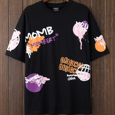 市场上装-T恤-微潮T恤