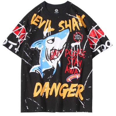 市场上装-T恤-微潮T恤