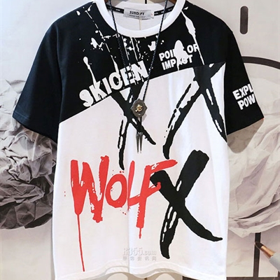 市场上装-T恤-微潮T恤