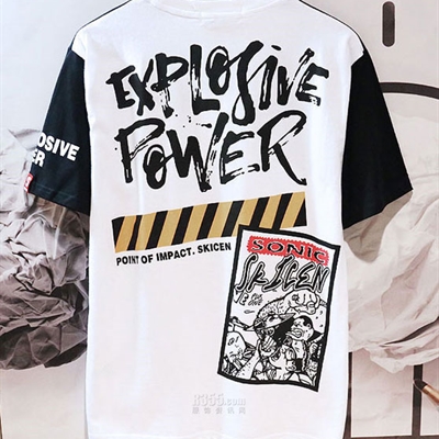 市场上装-T恤-微潮T恤