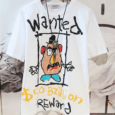 市场上装-T恤-微潮T恤