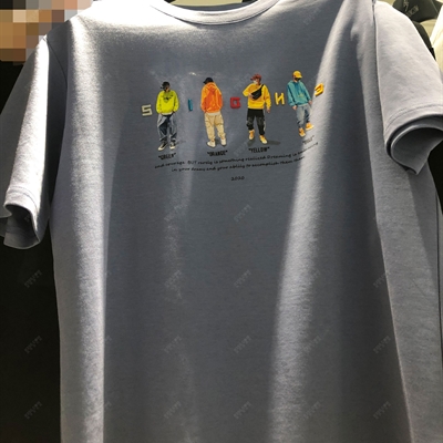 市场上装-T恤-微潮T恤【实拍】