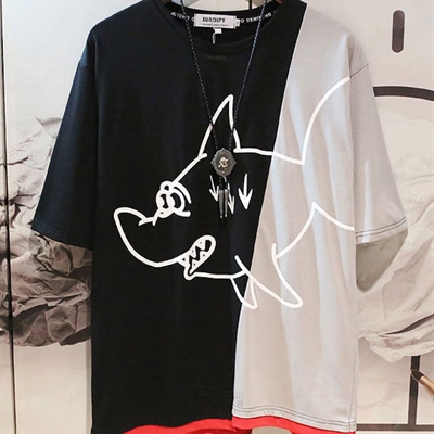 市场上装-T恤-微潮T恤