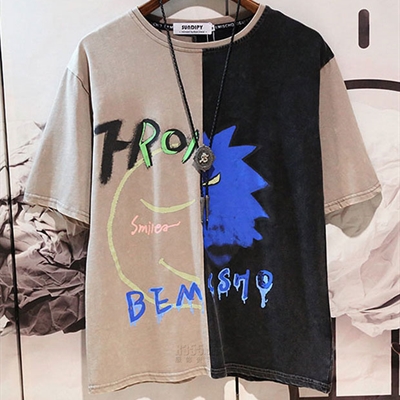 市场上装-T恤-微潮T恤