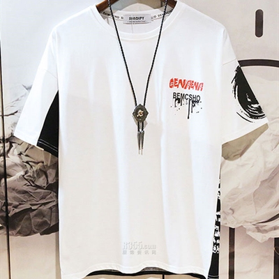 市场上装-T恤-微潮T恤