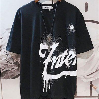 市场上装-T恤-微潮T恤