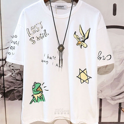 市场上装-T恤-微潮T恤