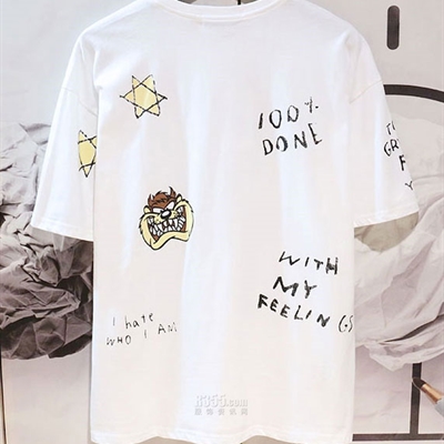 市场上装-T恤-微潮T恤