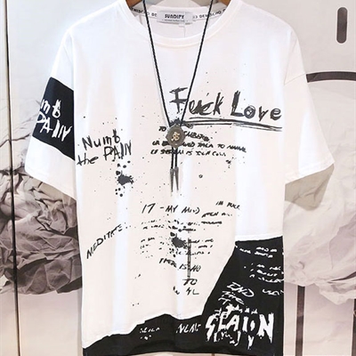 市场上装-T恤-微潮T恤