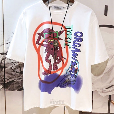 市场上装-T恤-微潮T恤