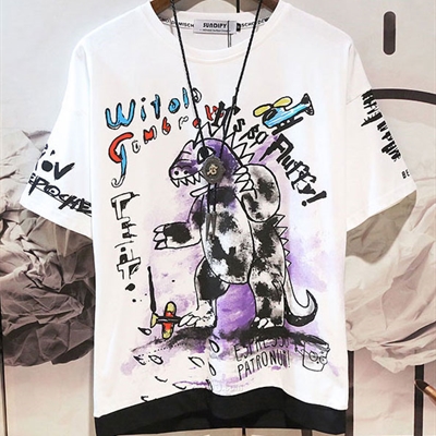 市场上装-T恤-微潮T恤