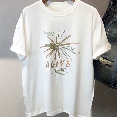 市场上装-T恤-微潮T恤【实拍】