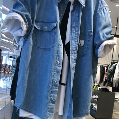 商场品牌-短袖-衬衫【实拍】