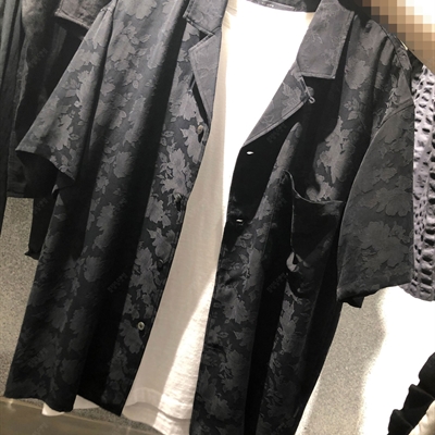 商场品牌-短袖-衬衫【实拍】