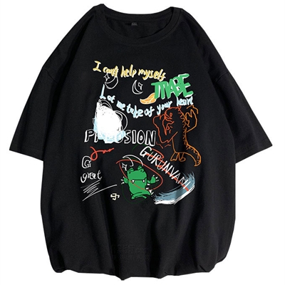 市场上装-T恤-微潮T恤