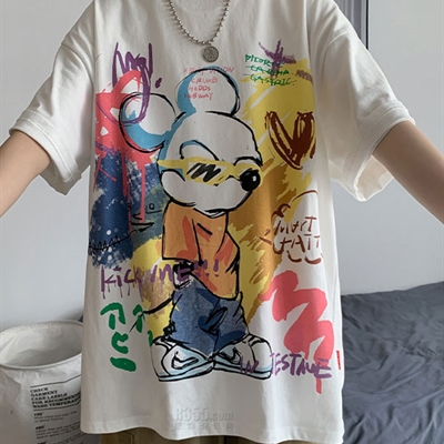 市场上装-T恤-微潮T恤