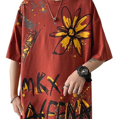 市场上装-T恤-微潮T恤