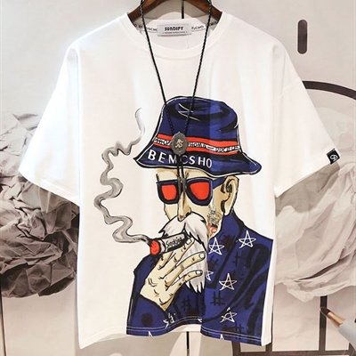 市场上装-T恤-微潮T恤