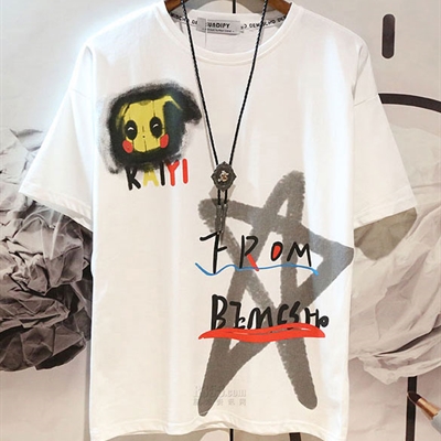 市场上装-T恤-微潮T恤