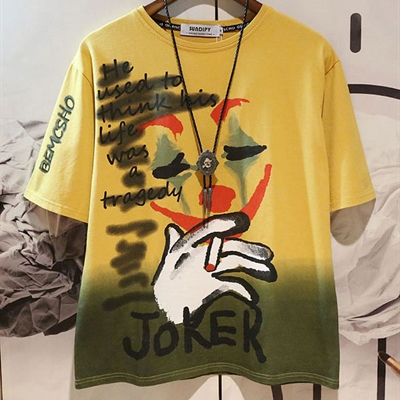 市场上装-T恤-微潮T恤