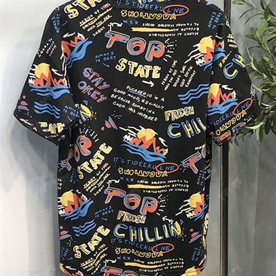 市场上装-T恤-微潮T恤【实拍】