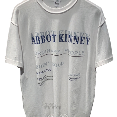 市场上装-T恤-微潮T恤