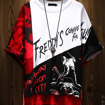 市场上装-T恤-微潮T恤