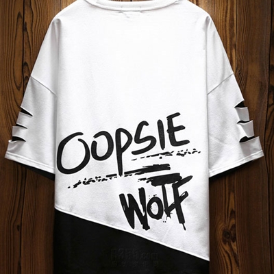 市场上装-T恤-微潮T恤