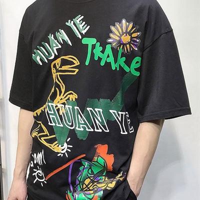 市场上装-T恤-微潮T恤