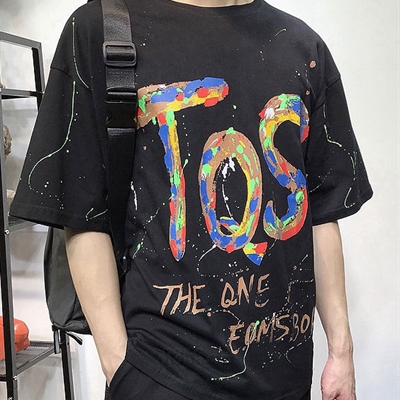 市场上装-T恤-微潮T恤