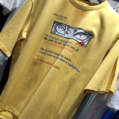 市场上装-T恤-微潮T恤【实拍】