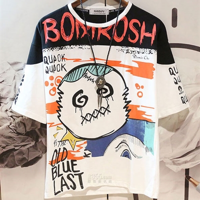 市场上装-T恤-微潮T恤