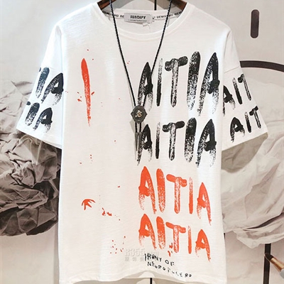 市场上装-T恤-微潮T恤