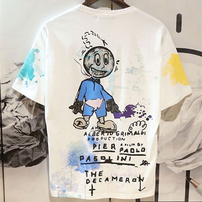 市场上装-T恤-微潮T恤