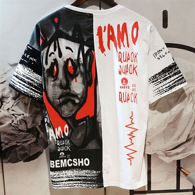 市场上装-T恤-微潮T恤