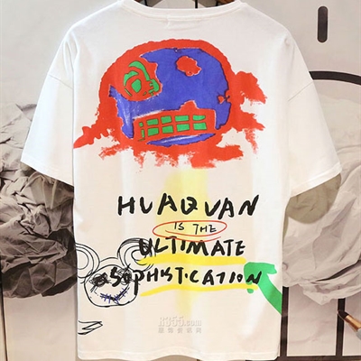 市场上装-T恤-微潮T恤