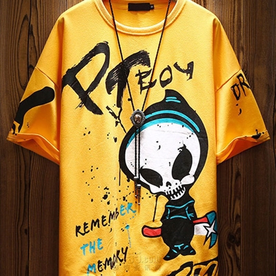 市场上装-T恤-微潮T恤