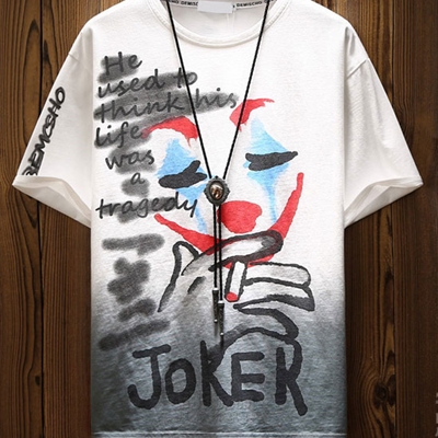 市场上装-T恤-微潮T恤