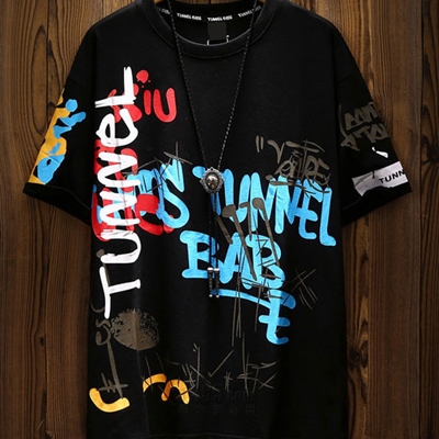 市场上装-T恤-微潮T恤