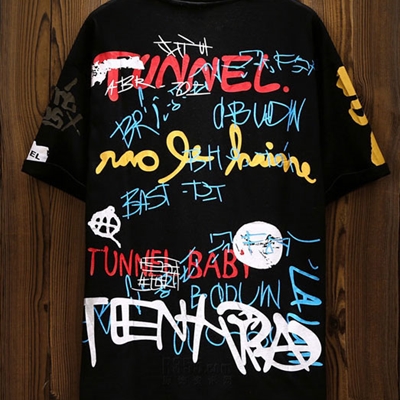 市场上装-T恤-微潮T恤