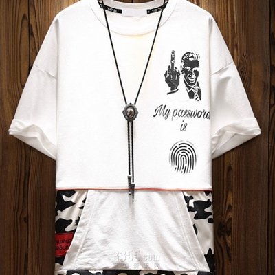 市场上装-T恤-微潮T恤