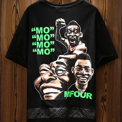 市场上装-T恤-微潮T恤