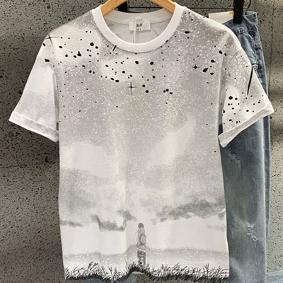 市场上装-T恤-休闲T恤【实拍】