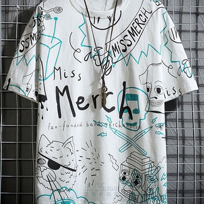 市场上装-T恤-微潮T恤